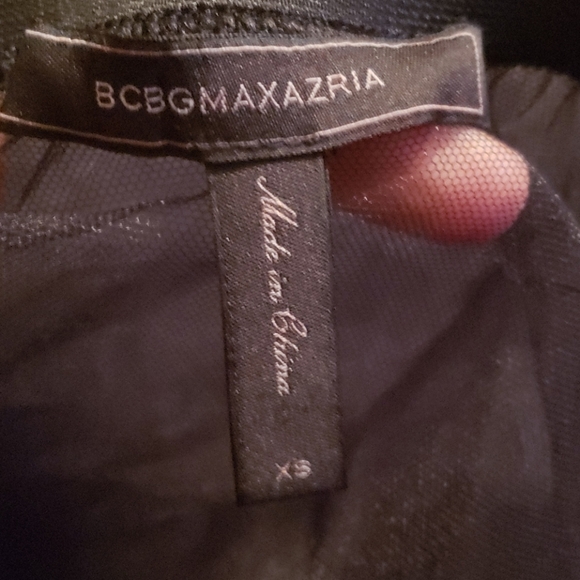 bcbgmaxazria sheer tiered mesh crinoline skirt nwot - Picture 2 of 4